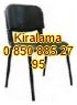 Siyah seminer form sandalye Kiralama